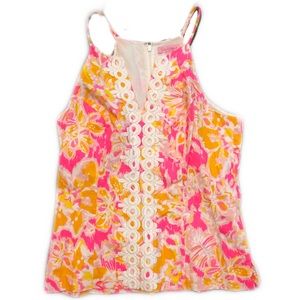 Lily Pulitzer zip up tank
